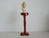 1:12 scale dollhouse miniature white sculpture with stand C021