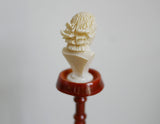 1:12 scale dollhouse miniature white sculpture with stand C021