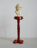 1:12 scale dollhouse miniature white sculpture with stand C021
