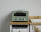 Dollhouse Miniature 1/12 scale oven (made with plastic) green - A011