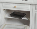 1:12 Dollhouse Miniature Metal Tray 3.5cm(L) x 2.6cm(W) x 0.6cm(H) - F067