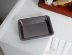 1:12 Dollhouse Miniature Metal Tray 3.5cm(L) x 2.6cm(W) x 0.6cm(H) - F067