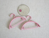 Dollhouse Miniature Cloth Hanger set of 2 (4cm(L) x 2.5cm(H) G059