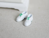 Dollhouse miniature men shoes, Miniature white shoes, Miniature fashion, Dollhouse shoes, Dollhouse shoes - G074