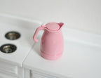 1:12 Dollhouse Supplies miniature metal kettle water boiler with lid and handle E050