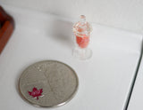 1:12 Dollhouse Supplies miniature kitchen glass container, dollhouse candy bottle, candy jar, snack container 2.1cm(H) x 0.8cm(W) - F045