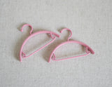 Dollhouse Supplies Miniature Clothes Hanger set of 2 (4cm(L) x 2.5cm(H) G059