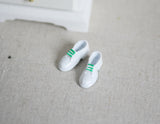 Dollhouse miniature men shoes, Miniature white shoes, Miniature fashion, Dollhouse shoes, Dollhouse shoes - G074