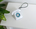 Dollhouse Supplies rotary dial telephone doll house  metal phone 1 12th scale miniature - E063