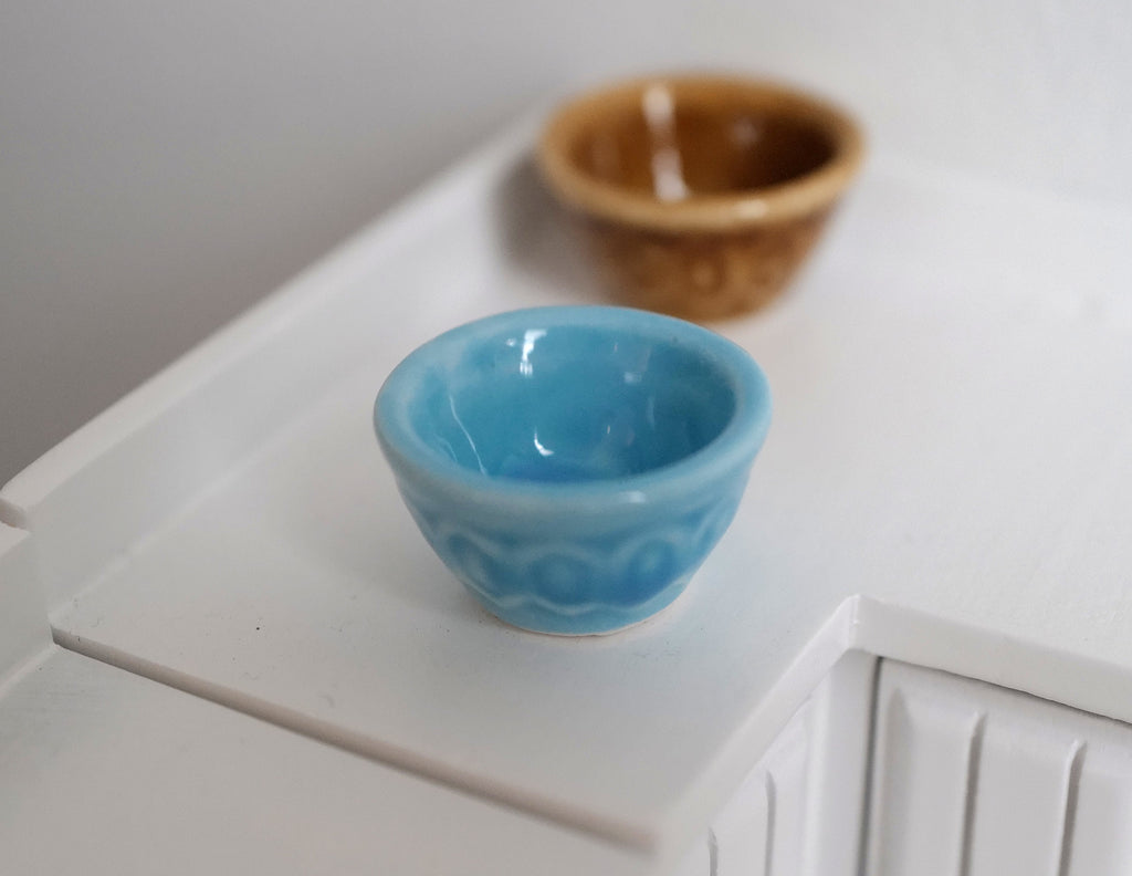 Dollhouse Supplies Miniature ceramic Bowl, EACH  2.8cm(W) x 1.5cm(H) - A032