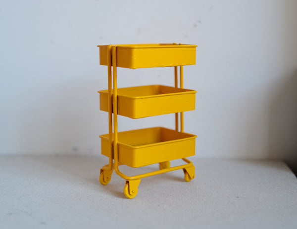 1:6 Scale Dollhouse Miniature Metal Utility Cart / work ship cart/Tool cart/Mobile tool cart - K035