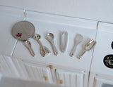 1:12 Dollhouse Supplies Miniature cooking utensil set of 6 - D042