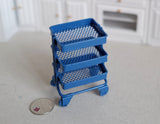 1:12 Dollhouse miniature Metal Utility cart/work ship cart/Tool cart/Mobile tool cart 5.1cm(L) x4cm(W) x 7.5cm(H)