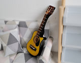 Dollhouse miniature guitar classic acoustic guitar strat guitar 1 12 scale Stratocaster - H025