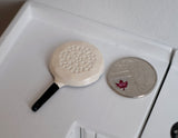 Dollhouse Supplies kitchen cooking pan doll house metal cookware frying pan 1 12 scale miniature E036