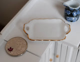1:12 Scale Dollhouse Supplies Miniature Ceramic Tray 1-9/16 inch long - H022