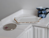 1:12 Scale Dollhouse Supplies Miniature Ceramic Tray 1-9/16 inch long - H022