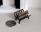 Dollhouse Supplies miniature 1:12  firewood doll house fireplace wood - F018