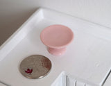 Dollhouse Supplies serving stand dolls house serving platter stand 1 12 scale miniature (pink) - A031