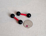 1:6th scale Dollhouse Supplies Miniature gym room, dollhouse miniature lifting weight 3K set of 2
