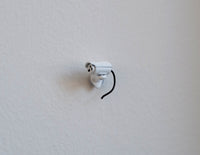 1/12 Scale Miniature Surveillance Security White Camera with Antenna - F076