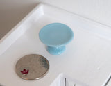 Dollhouse Supplies serving stand dolls house serving platter stand 1 12 scale miniature (blue) - A031