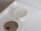 Dollhouse Supplies serving stand dolls house serving platter stand 1 12 scale miniature - A031
