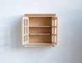 Dollhouse miniature 1:12 scale unfinished, unpainted Kitchen Wood Wall Bracket, Wall rack, wall shelf kitchen cabinet - J035