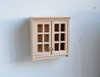 Dollhouse miniature 1:12 scale unfinished, unpainted Kitchen Wood Wall Bracket, Wall rack, wall shelf kitchen cabinet - J035