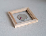 1:12 Dollhouse Supplies miniature unpainted plain wood photo frame miniature picture frame - i042