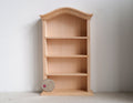 1:12 scale unpainted miniature bookshelf bookshelves unfinished furniture multipurpose storage 1 inch scale wooden shelf - I035
