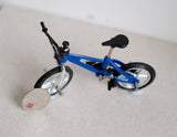 Dollhouse Supplies Miniature Small Size Freestyle bike 1:12 Scale cross bicycle front and rear pegs no brakes (Blue) K012