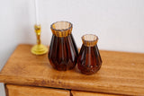 1:12 Dollhouse Supplies Miniature Vase Set of 2  - B065