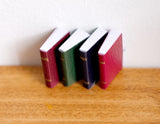 Dollhouse Supplies Miniature Book 4 pcs , 1:12 Scale (Can open) C035