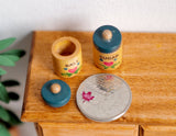 1:12 Dollhouse Supplies miniature kitchen container set of 2, Sugar, Salt - D041