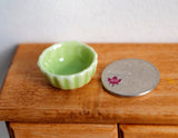 1:12 Dollhouse Miniature Ceramic Salad Bowl - A044