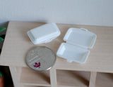 1:12 Dollhouse Miniature TO-GO box set of 2 (plastic) - G067