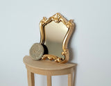 1:12 Dollhouse Supplies decoration furniture miniature Ornate large size dressing room mirror frame F040
