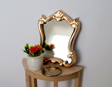 1:12 Dollhouse decoration furniture miniature Ornate large size dressing room mirror frame F040