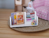 Dollhouse Supplies miniature book stand in 1 inch scale - G079