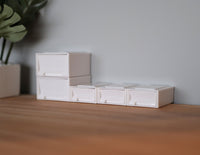 1:12 Dollhouse bedroom storage miniature stackable plastic drawers set of 5 - D104