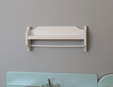 Dollhouse Supplies miniature 1:12 Wall Wooden Shelf - D026