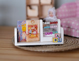 Dollhouse Supplies miniature book stand in 1 inch scale - G079