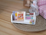 Dollhouse Supplies miniature book stand in 1 inch scale - G079