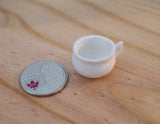 1:12 Dollhouse porcelain ceramic soup bowl - A040