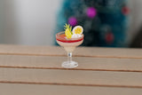 1:12 Dollhouse Miniature Christmas cocktail E085