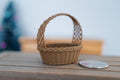1:12 scale Dollhouse Miniature basket C022
