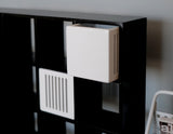 1:12 Dollhouse Supplies miniature wooden storage box wood crate tool box storage bin set of 2 (white) - A080