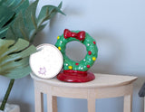 Dollhouse Supplies Miniature Decorated Christmas Wreath - A002