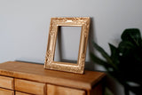 1:12 Dollhouse Supplies Miniature Ornate Rectangular Gold Picture Frame (champagne gold) - A087